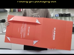 กล่องกระดาษคาร์ดบอร์ดหรูกล่องกระดาษแม่เหล็กที่พับได้