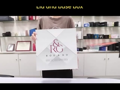 เครื่องทําความสะอาดใบหน้าหรู เครื่องนวด กระดาษบรรจุ 2 ชิ้น กระเป๋าของขวัญ