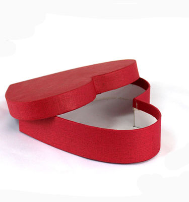 กล่องของขวัญทรงหัวใจกระดาษสีสันที่สามารถปรับแต่งได้