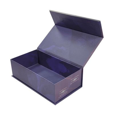 CMYK/PANTONE Printing Luxury Matte Magnetic Flip Packaging Paper Box สําหรับเครื่องสําอาง