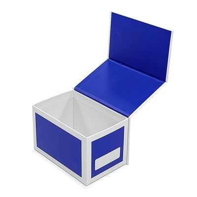 รีไซเคิล พิมพ์โลโก้ Custom หนังกระดาษแข็งกล่องแม่เหล็กกล่องแม่เหล็ก Flip Top กระดาษของขวัญ