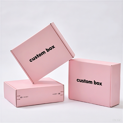 กล่องกระดาษลูกฟูกพิมพ์ CMYK / PANTONE สำหรับส่งผลิตภัณฑ์ดูแลผิว กล่องของขวัญดีไซน์หรู