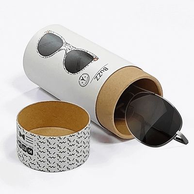 คุณภาพ  Matt / Glossy Laminated Tube Packaging Box For Luxuriant Glasses Sunglasses Packaging โรงงาน