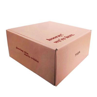 CMYK สี กระดาษกล่อง ส่งไปรษณีย์ กล่องกระดาษงานอาชีพที่อลังการ