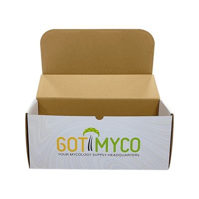 กล่องบรรจุกระดาษกระดาษ corrugated ที่สามารถนําไปใช้ใหม่ได้กล่องส่งสมาชิกสําหรับเครื่องสําอาง