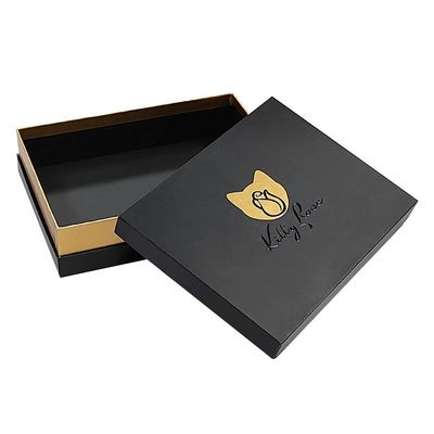2 ชิ้น กระดาษกระดาษแข็ง ผ้าปิดและฐานกล่องด้วย Matt Lamination และ Sponge Liner