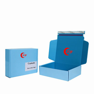 CMYK สี Offest พิมพ์ E Commerce กล่องบรรจุสินค้า Custom Logo และขนาด