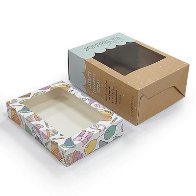 ขายปลีก Tuck Top Box กระดาษแสดงกระดาษกล่องของหวานสําหรับเค้กช็อกโกแลต