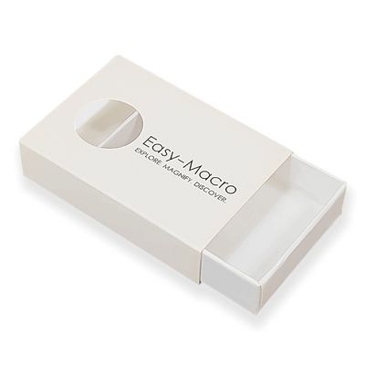 กล่องกระดาษขนาดเล็กที่แข็งกระชับใหม่ UV ปิด Custom Slide Box Packaging