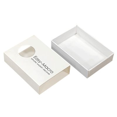 กล่องกระดาษขนาดเล็กที่แข็งกระชับใหม่ UV ปิด Custom Slide Box Packaging