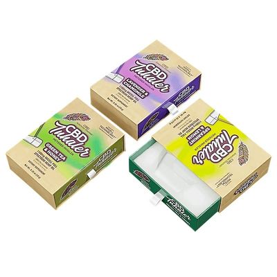 4C / UV / Lamination / Embossing / Stamping Meterd Inhaler กระดาษเลื่อนกล่องบรรจุด้วยฟอง
