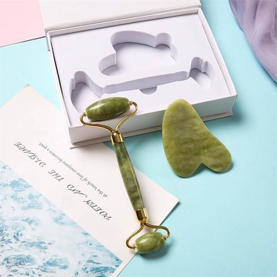 กล่อง Book Flap Custom Logo พิมพ์กล่องแม่เหล็กแข็งสําหรับ Guasha Jade Gua Sha โรลเลอร์เครื่องมือ
