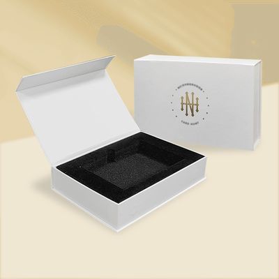 Sponge Liner 8x10 Photo Magnetic Rigid Box การบรรจุขนาดที่กําหนดเองสําหรับอัลบั้มหรู