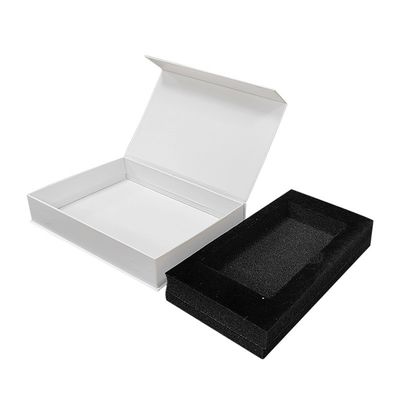 Sponge Liner 8x10 Photo Magnetic Rigid Box การบรรจุขนาดที่กําหนดเองสําหรับอัลบั้มหรู
