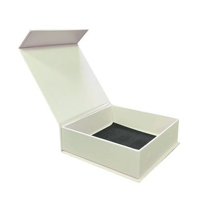 เครื่องประดับ นาฬิกา กล่องบรรจุแม่เหล็ก กล่องของขวัญแม่เหล็กสีขาวแข็ง
