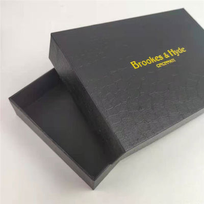 กล่องของขวัญกระดาษสีดําแมท Custom สําหรับเครื่องประดับ นาฬิกา Eyewear