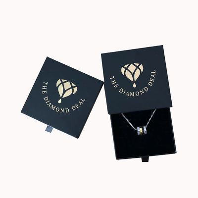 CMYK Printing Luxury Custom Logo Drawer กล่องของขวัญสําหรับเครื่องประดับและอุปกรณ์เสริม