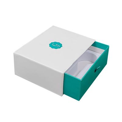 UV Finish Mint and White Rigid Cardboard Ice Globes สําหรับการนวดใบหน้า ชุดของขวัญ