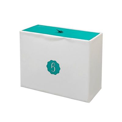 UV Finish Mint and White Rigid Cardboard Ice Globes สําหรับการนวดใบหน้า ชุดของขวัญ
