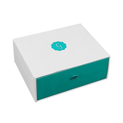 UV Finish Mint and White Rigid Cardboard Ice Globes สําหรับการนวดใบหน้า ชุดของขวัญ