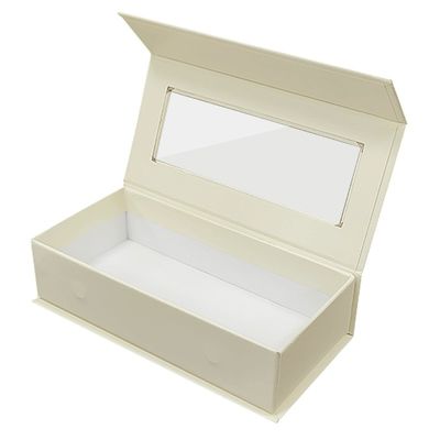 Matt Lamination Custom Jewelle Wedding Ring Packaging กล่องแม่เหล็กที่มีเครื่องใส่