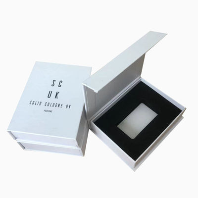 4C / UV / Lamination / Embossing / Stamping Finish Custom กล่องทรงหนังสือแม่เหล็กสําหรับน้ําหอม