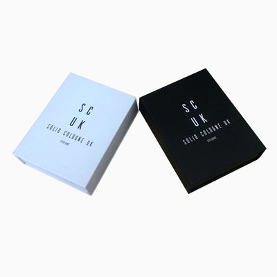 4C / UV / Lamination / Embossing / Stamping Finish Custom กล่องทรงหนังสือแม่เหล็กสําหรับน้ําหอม
