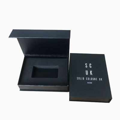 4C / UV / Lamination / Embossing / Stamping Finish Custom กล่องทรงหนังสือแม่เหล็กสําหรับน้ําหอม