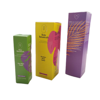 Matt Lamination Custom Gift Box Packaging for Skin Care Cosmetics High End แฟชั่นหรูหรา