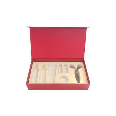 กล่องกระดาษ Flip Lid สําหรับการดูแลผิวหนัง รอลเลอร์ใบหน้า Gua Sha Set การแก้ไขบรรจุที่กําหนดเอง