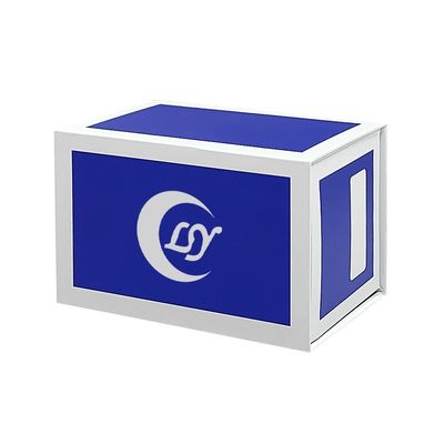 รีไซเคิล พิมพ์โลโก้ Custom หนังกระดาษแข็งกล่องแม่เหล็กกล่องแม่เหล็ก Flip Top กระดาษของขวัญ