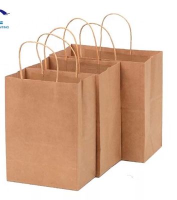 สั่งซื้อตามสั่ง รับสัญลักษณ์ ขายส่งปลีก กาแฟ กระเป๋ากระดาษครัฟท์สีน้ําตาล