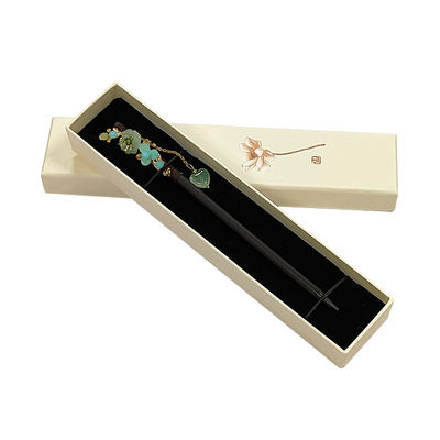 Hot Custom Deluxe Elegance ปากกาของขวัญกระดาษคาร์ดบอนที่ใช้ได้ และกล่องพื้นฐานสําหรับชุดเครื่องประดับของขวัญ