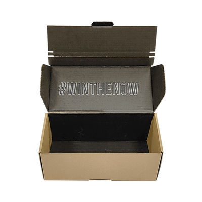 ใบรับรอง FSC สายด่วนลดน้ําตาล สีน้ําตาล Kraft กระดาษกระดาษ corrugated กล่องส่ง Zipper กล่องการส่ง