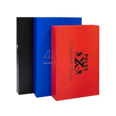 ขายปลีก พิมพ์ตามสั่ง กล่องแม่เหล็กขนาดใหญ่ แพคเกจสําหรับแบดมินตันและราเคตพาดลกล่องของขวัญขนาดใหญ่ที่มีการพิมพ์โลโก้