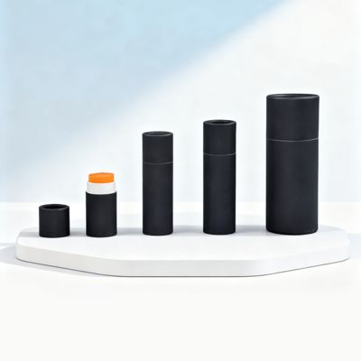 หลอดกระดาษทรงกระบอกแบบกำหนดเองสำหรับบรรจุภัณฑ์ยาสีฟัน น้ำมันหอมระเหย เทียน กาแฟ ชา กระดาษคราฟท์และวัสดุกระดาษแข็ง