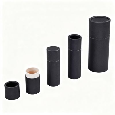 หลอดกระดาษทรงกระบอกแบบกำหนดเองสำหรับบรรจุภัณฑ์ยาสีฟัน น้ำมันหอมระเหย เทียน กาแฟ ชา กระดาษคราฟท์และวัสดุกระดาษแข็ง