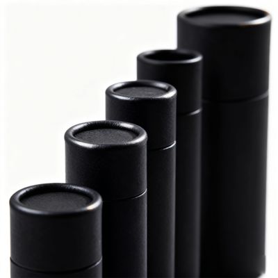 หลอดกระดาษทรงกระบอกแบบกำหนดเองสำหรับบรรจุภัณฑ์ยาสีฟัน น้ำมันหอมระเหย เทียน กาแฟ ชา กระดาษคราฟท์และวัสดุกระดาษแข็ง