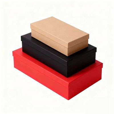 ชุดกล่องของขวัญแบบแบนพร้อมฝาสีส้มสุดหรูพร้อมถุงกระดาษ คุณสมบัติเคลือบด้าน ปั๊มนูน ฟอยล์ทอง