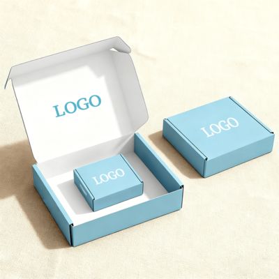 Custom Corrugated Paper Box for Shoes and Clothes Folding Aircraft Shipping and Packaging with Glossy Lamination Sponge Liner