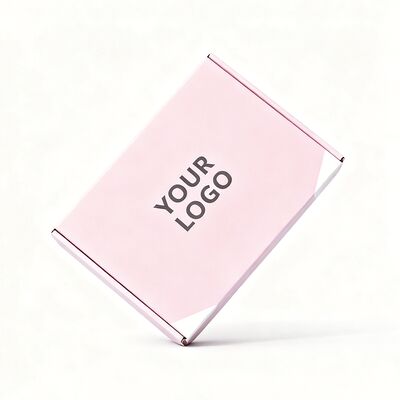 Custom Premium Pink Shipping Box Cardboard Recyclable Cosmetic Paper Boxes For Makeup Packaging