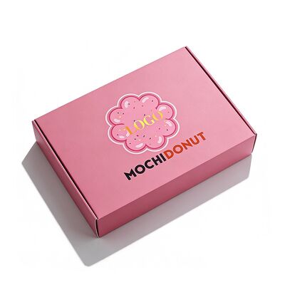Custom Eco Friendly White Kraft Paper Boxes Corrugated Flip Top Cardboard Box for Candle Incense Chocolate Bar Donuts