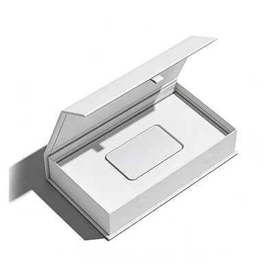 สัญลักษณ์ที่กําหนดเอง กล่องกระดาษที่เคลือบด้วยสตริปร้อนที่แข็งแกร่ง สามารถนําไปใช้ใหม่ได้ พร้อมปิดด้วยแม่เหล็ก สําหรับบรรจุบัตรของขวัญขนาดเล็ก