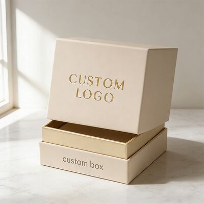 Custom Rigid Cardboard Paper Boxes Lid and Bottom Lid Plush Doll Paper Luxury Packaging Gifts Box