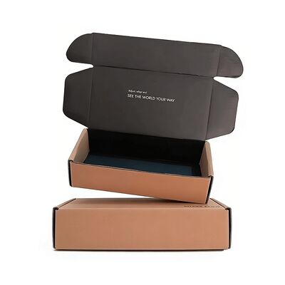 กล่องของขวัญพับได้จากกระดาษแข็งเคลือบมันเงา เป็นมิตรต่อสิ่งแวดล้อม พร้อมโลโก้สำหรับบรรจุภัณฑ์แบรนด์